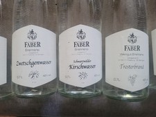 8 XFABER KIRSCHWASSER/ZWETSCHGENWASSER/TRESTERBRAND 42% VOL. (PRIVATVERKAUF)