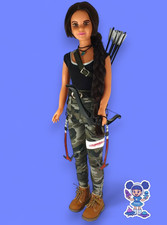 ⭐Wunderschöne Lara Croft Custom Puppe (Furga Doll von 1993) ca. 96 cm groß⭐