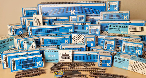 Märklin gleise mit ovp - h0,