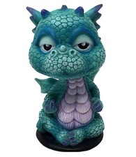 Wackelkopf Drache blau - Figur, Auto