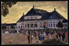 Künstler claus bergen - künstler-ak,
