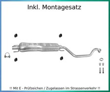 Mittelschalldämpfer für Opel