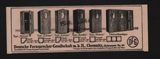 CHEMNITZ, Werbung 1938, Deutsche Fernsprecher GmbH DFG Typ Corona Victoria Bewäh