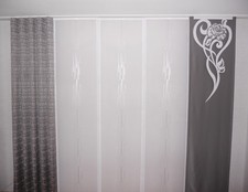 Schiebevorhang/Schiebegardinen/ Flächenvorhang, Moderne  Gardinen-Set 6-teilig