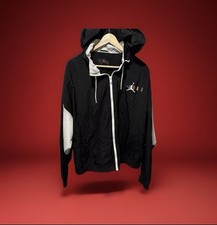 Nike Air Jordan Windbreaker Jacke Size L Retro Vintage Nike Jordan Flight
