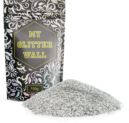 150 silbener glitzer - 150, g