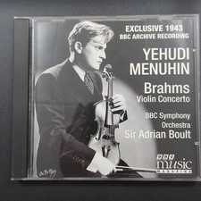 YEHUDI MENUHIN brahms violin