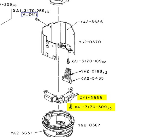 Gyro sensor unit - gyro, cy1-2838