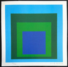 Josef Albers Litografie COA