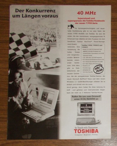 Seltene werbung toshiba 1950 - seltene,