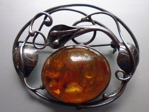 Schöne filigrane brosche mit - filigrane,