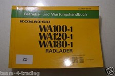 B021 - KOMATSU Betriebs- und Wartungshandbuch für WA 100/120/180-1 Radlader