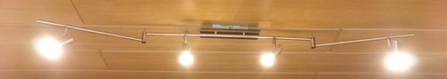 Messing led 4 flammig - 4,
