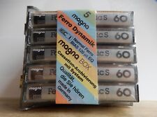 5 MAGNA FERRO DYNAMIC S XD 60 TYP I im Mini Case AUDIO LEERKASSETTEN MC OVP RAR