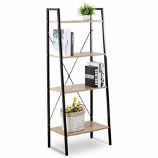 4 Ablagen Standregal Blumentreppe Bücherregal Badregal Haushaltsregal bgr9283hei