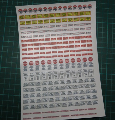 Decals für us kaserne - decals, 1:87