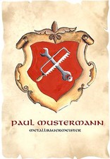Wappen metallbauer din wp - din, a4