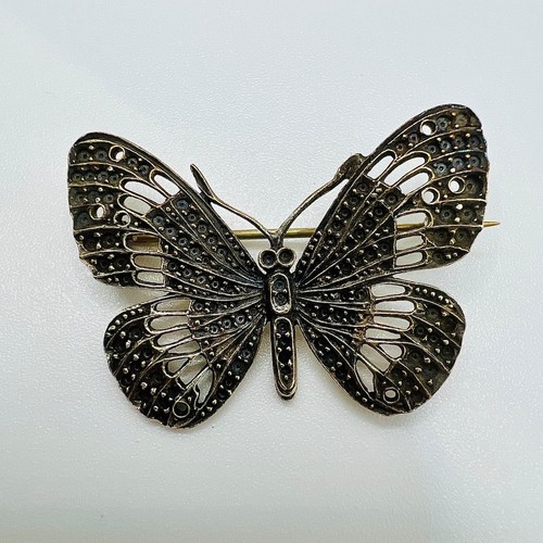 Antike schmetterling brosche - schmetterling,