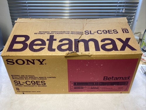 Sony c9es betamax recorder - sl-c9es,