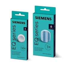 SIEMENS TZ80001A 10 Reinigungstabletten + 3 Entkalkungstabletten TZ80002A für EQ