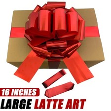 ø40cm Große Geschenkschleife Rot Auto Schleife XXL Geburtstag Hochzeit DHL