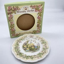 Royal Doulton Brambly Hedge „Spring - The Afternoon Tea Plate“ 1983 mit OVP