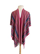 Missoni knit poncho shawl - missoni,