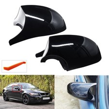 2x Spiegelkappen Schwarz