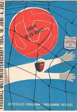 Fussball-Programmheft   1954   Länderspiel  WM   Uruguay - Tschechoslowakei