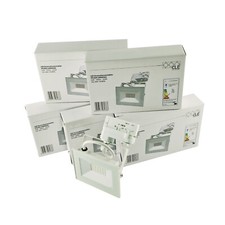 5x LED Stromschienenstrahler 20W breit weiss 3500K  Staff Erco Eutrac Uni Schien