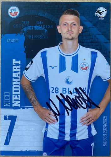 Autogrammkarte nico neidhardt - nico,