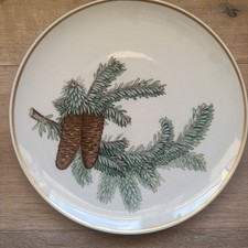 KPM Berlin Sammelteller Wald In Not Wandteller Fichte 