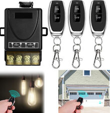 Funkfernsteuerung + Fernbedienung 220V Relaisschalter Funkschalter Funk Schalter