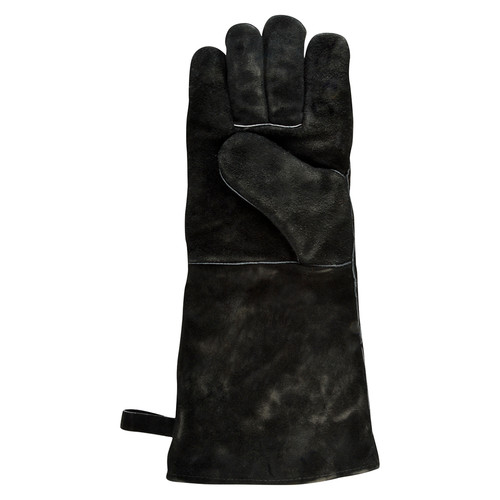 Grillhandschuh leder schwarz - grillhandschuh,