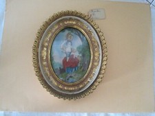 GEMÄLDE PORTRAIT FRAU METZGER