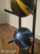 Perform Better Medizinballständer ,inkl Medizinbälle 1-5 kg