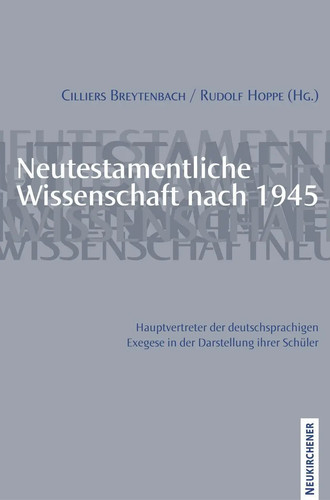 Neutestamentliche wissenschaft - neutestamentliche,