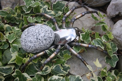 Deko spinne hans - groß, aus