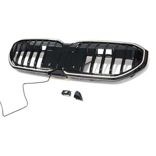 Kühlergrill led schwarz glanz - led,
