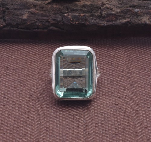 Aqua apatit edelstein ring 925 - ring,