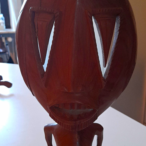 Afrikanische holz maske deko - afrikanische,