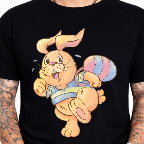 Shirt osterhase lustig hase - t-shirt,