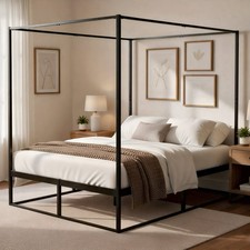 Manege Himmelbett schwarz