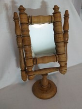 Antiker Schminkspiegel Spiegel schwenkbar Bambus Decor