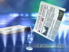 Die Wasserzeitung - fertig präpariert - Zaubertrick