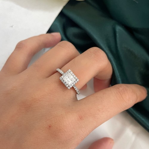 Vvs1 moissanit ring - moissanit,