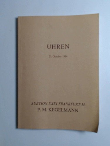 Uhren auktion xxxi frankfurt - uhren,