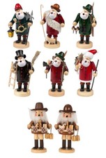 Räuchermännchen, verschiedene Figuren - 14,0 - 15,5 cm