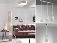 Schmale Designklassiker Stehlampen & Esstischlampen mit Stoffschirm Zylinderform