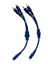 RCA-Y-Kabel Adapterkabel 2 x Cinch-Stecker auf 1 x Cinch-Kupplung